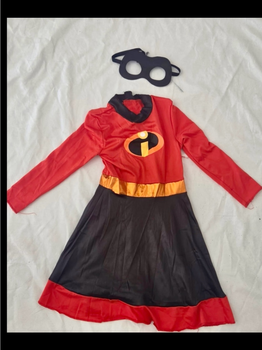 Incredibles Violet Girls Red and Black Costume (Size 7-8) - Picture 2 of 2